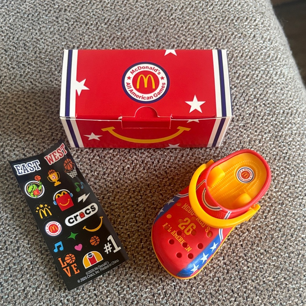 McDonald's All American Games CROCS Toy